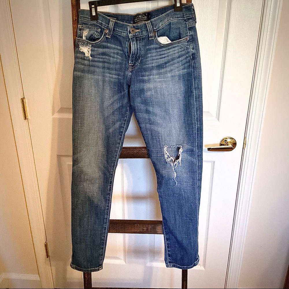 Final Sale Lucky Distressed Boyfriend Jeans
